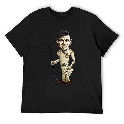 Mens Womens Retro Andy Griffith Sheriff Vintage Classic T-Shirt Vintage Anime Shirt Summer Top Mens Champion T Shirts