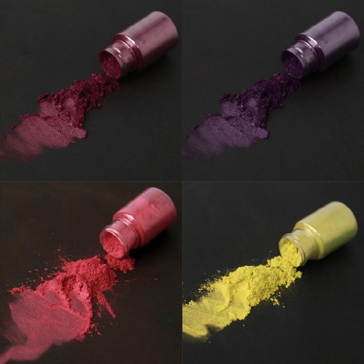 Feiner Glitzer-Glimmer-Pulver-Pigmentpulver für Seife, Farbe, Harz, Basteln 50 Farben