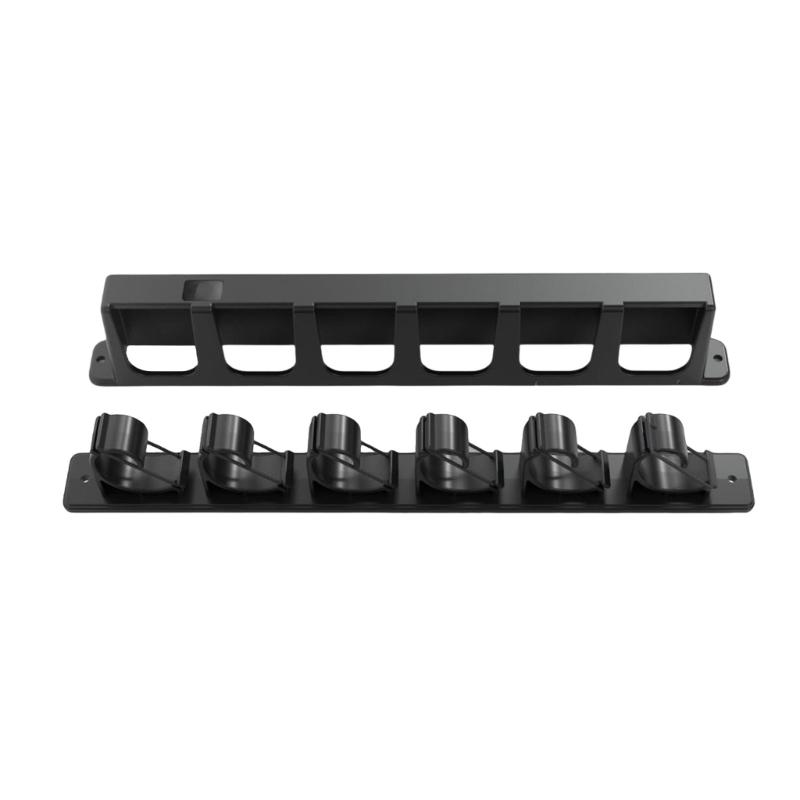 Vertical/Horizontal Fishing Rod Rack Holder Hanger Holds 6 Fishing Rods Wall Mounted Storage Organizers Display Stand