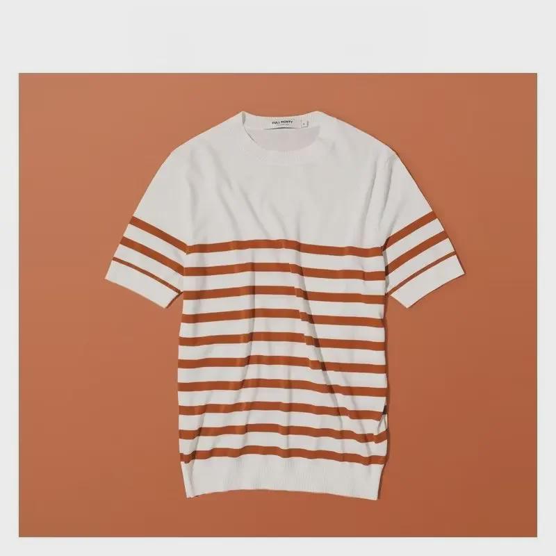 2023 Men's Casual Striped T-Shirt – Trendy Summer Loose Fit