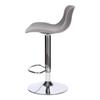 Inge Bar Stool Adjustable 60-81 Cm Gray/Chrome