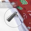 3-teiliges rotes Weihnachtswichtel-Print kernloses Bettbezug-Set in mehreren Größen Schlafzimmer Wohnheim Bettwäsche Dekoration weich maschinenwaschbar