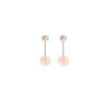French Retro Simple Earrings Light Luxury High-End Temperament Socialite Pearl Earrings Small Fragrant Style Earrings