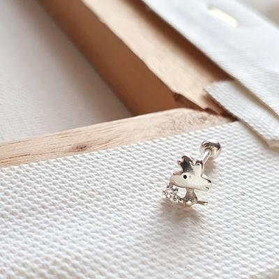Dámský stříbrný 925 Woodstock Snoopy Friends Piercing