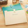 1PC Organ Folder, 8-in Folder, Pp Material Large Capacity File Bag, Very Suitable for Home, Office, Classroom and So On