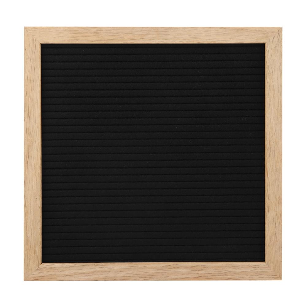 Felt Letters Message Board Sign Changeable Letters Numbers Room Decoration PropBlack