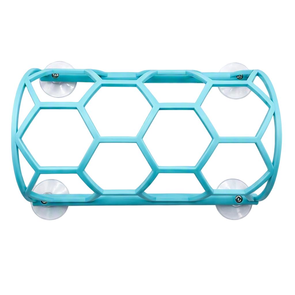 Corn Snake Habitat Honeycomb Climbing Platform Suction Cup Wall Mount Reptile Terrarium Decor Hide