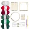 KX4B DIY Weihnachtsgarne Kits Mehrfach-Handwerk Webmaschine für Anfänger