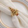 6pcs Christmas Napkin Rings Set Napkin Rings For Dinner Party, Wedding, Birthday Christmas Home Table Decoration Accessories