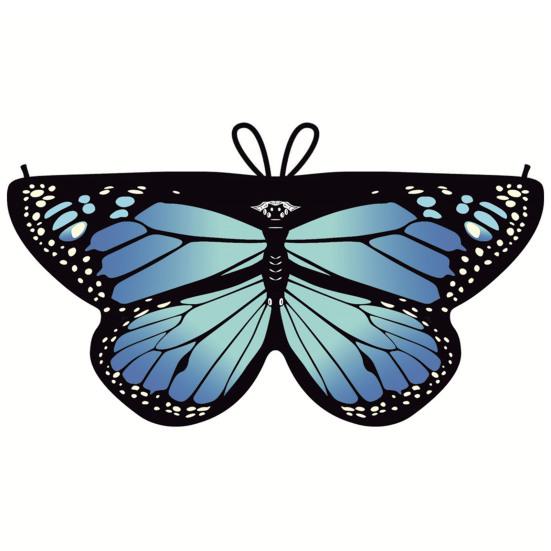 

Стильная удобная шифоновая накидка для малышей с крыльями бабочки, костюм для Хэллоуина, вечерние вечеринки