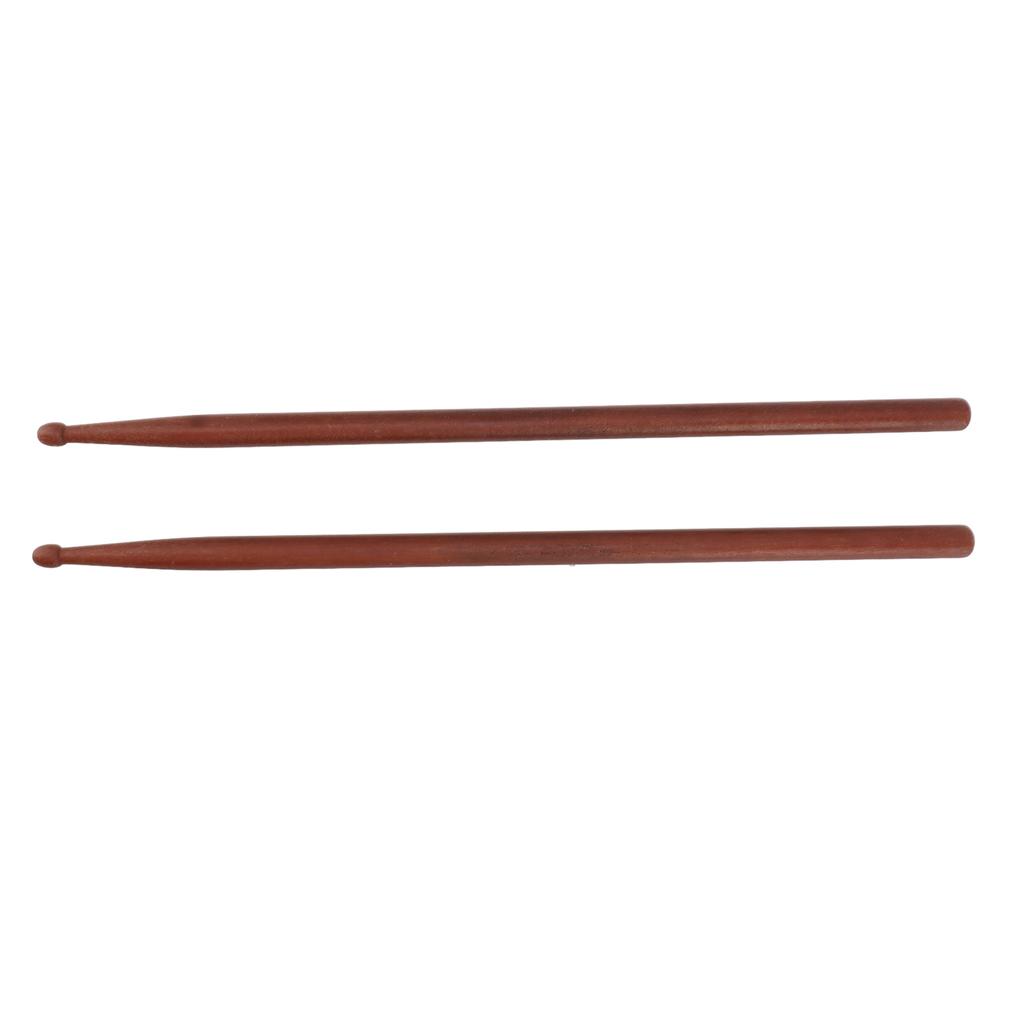 1 Pair Drum Stick Professional Durable Log Color Padauk Drum Sticks Set for Tambourine 7a