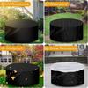 Patio Round Waterproof Garden Furniture Cover Outdoor Table Chair Dust Protector