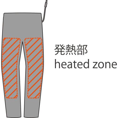 KOMINE Motorcycle Electric Inner Pants 12V EK-107 1181 For Autumn, Winter, Spring, Electric Heating, Windproof 08-107 Black L