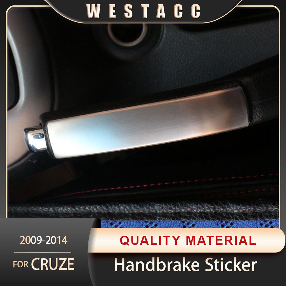 Stainless Steel Car Handbrake Sticker for Chevrolet Cruze 2009 2010 2011 2012 2013 2014 Hand Brake Cover Trim
