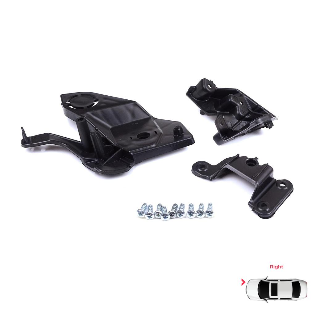 EHL581-2 Headlight Holder Mount Repair Bracket Tab Set Right Side for Peugeot 208 E-208 MK2 P21 2008 E-2008 MK2 P24 2019-On