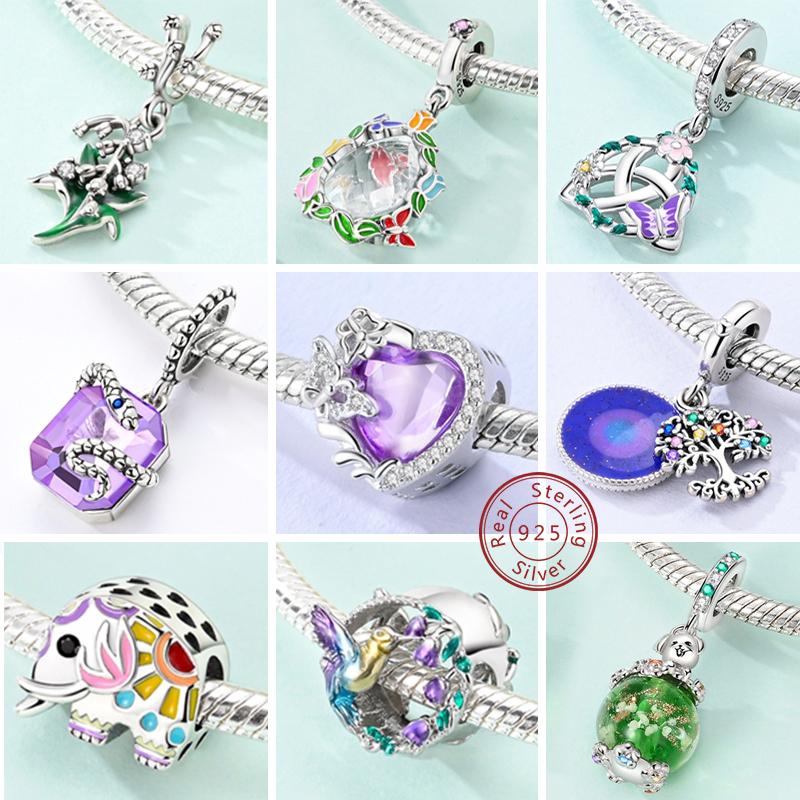 New Charms Copper Charms Beads Pendant Fit Original Bracelet Charms Making Fashion Women Diy Jewelry Gift