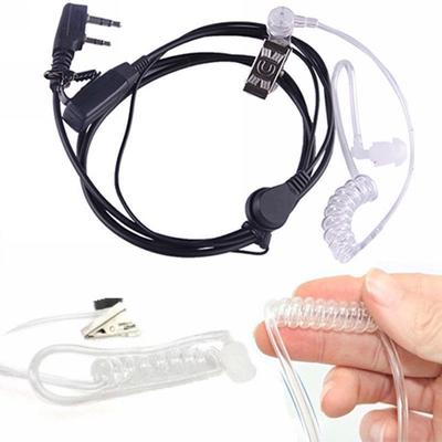 Fbi Style Headset Earphone Earpiece Mic Security Radio Walkie Talkie Pro 2 Pin
