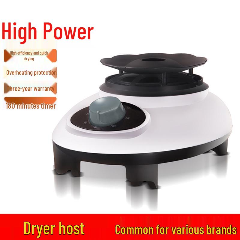 High-Power Clothes Dryer with Cover and Stainless Steel Pipes for Universal Household Use