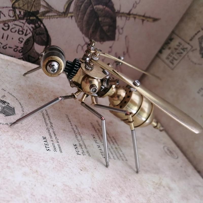 Steampunk Mechanical Insect Bumblebee Metal Handmade Creative Collection of Creative Craft Ornaments Gifts for Children