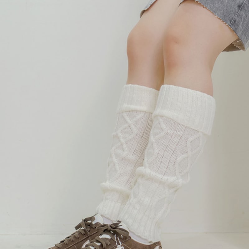 Meminn Drawing Knit Leg Warmer 3colors