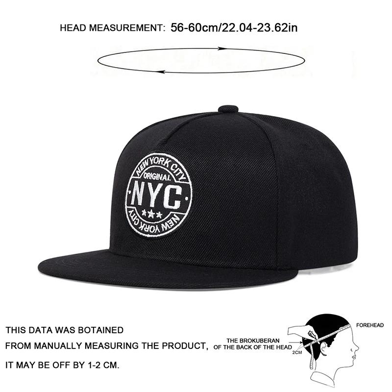Unisex NEW YORK CITY Letter Embroidery Hip-hop Hats Outdoor Adjustable Casual Baseball Caps Sunscreen Hat