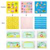 Tissue Box Toddler  Toy Babies Sensory Toy with Crinkle Paper & Rainbow Dance Scarves Infants Learning Toy