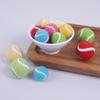 Mini Tennis Ball Backpack Keychain & Pendant: Creative Souvenir & Sports Bag Accessory