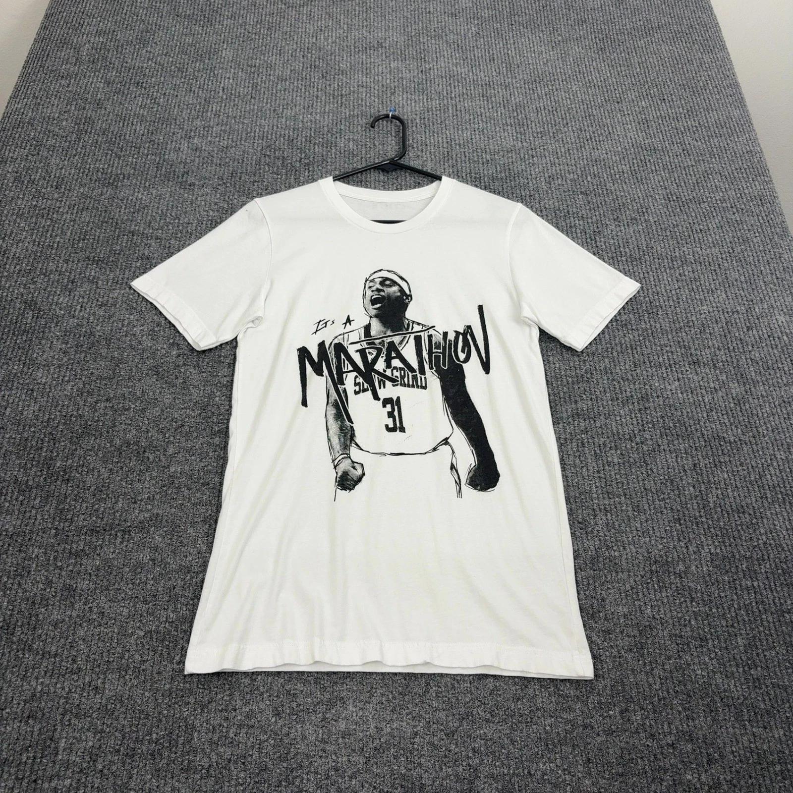 

Memphis Grizzlies T-shirt Mens Small White Tony Allen Slow Grind Graphic Tee 4XL