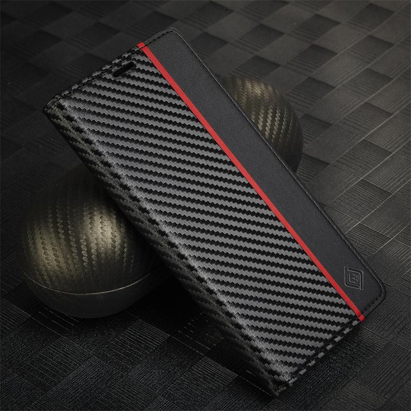 Etui A52S A51 Carbon Fiber Magnetic Flip Case for Samsung Galaxy A52s 5G A51 A515F A71 A72 A12 A32 A22 Soft Leather Wallet Funda