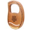 Harp 16 String Portable Small Mahogany Okoman Wood Beginner Musical Instrument HP?16