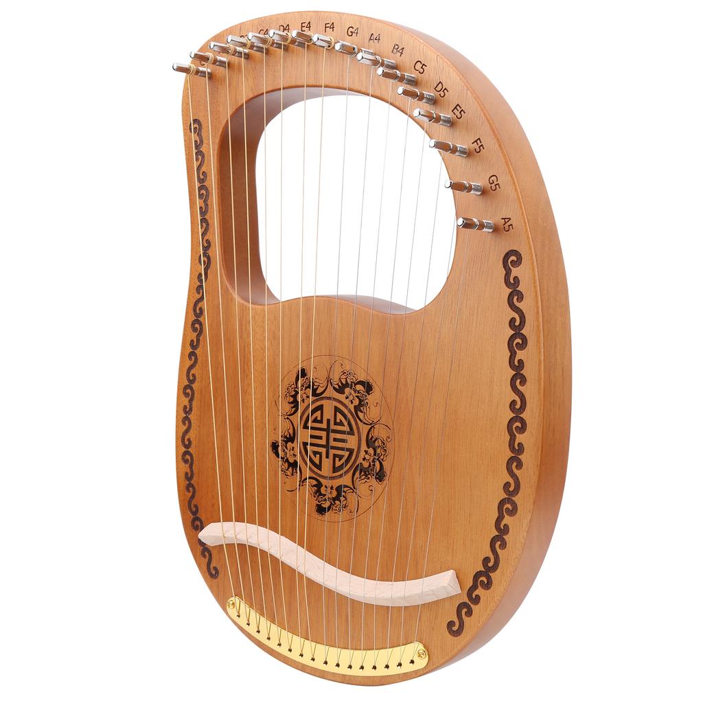 Harp 16 String Portable Small Mahogany Okoman Wood Beginner Musical Instrument HP?16