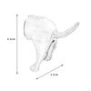 Dog Buttock Toothpaste Cap Creative Funny Topper for Props Kids Brown