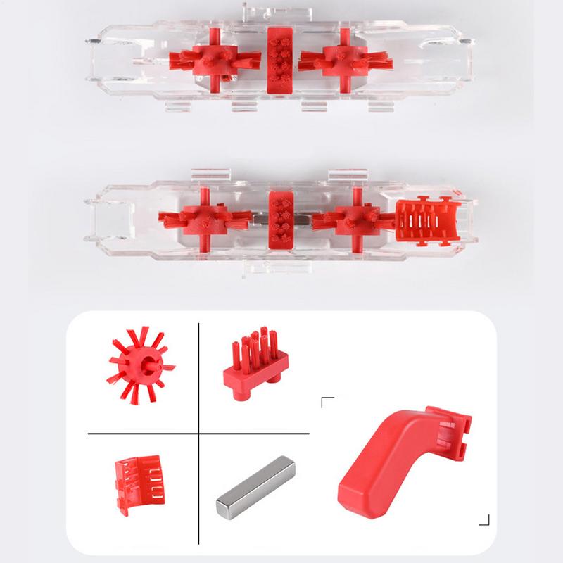 Cycle Chain Cleaner Chain Cleaning Scrubber Transparent Cycling Maintenance Device Cycle Chain Scrubbe For Mountain/MT/Road