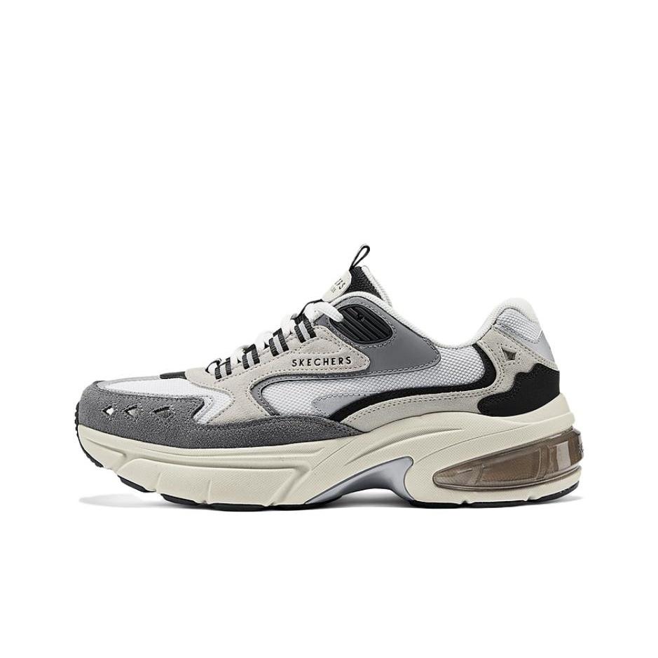 Skechers Street Comfortable Versatile Breathable Support Low-Top Dad Shoes Men sneakers Gray 183214-GRY 43