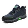 Hiking Shoes Men Outdoor Lace-up Anti-slip Short Plush Low-top Shoes Men Shock-absorbing Breathable Casual Sports Shoes Men