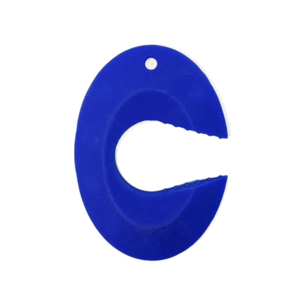 

Silicone Unisex Safety Door Stopper White Blue Color C-shaped Design Door Safety Clip Easy Installation Non Slip синій