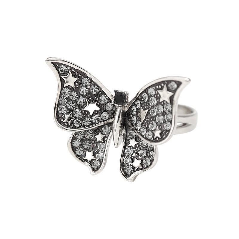 Viya Creative Butterfly Dragonfly Series Combination Ring Women'S Jewelry Simple Popular Hand Jewelry
