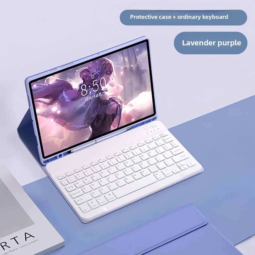 Leather Case for Samsung A9 Plus Tablet with Magnetic Keyboard and S Pen Slot Compatible S9FE