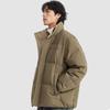 High-End Autumn/Winter American Trend Thick Duck Down Stand Collar Sports Jacket - Men's & Couples Casual Puffer