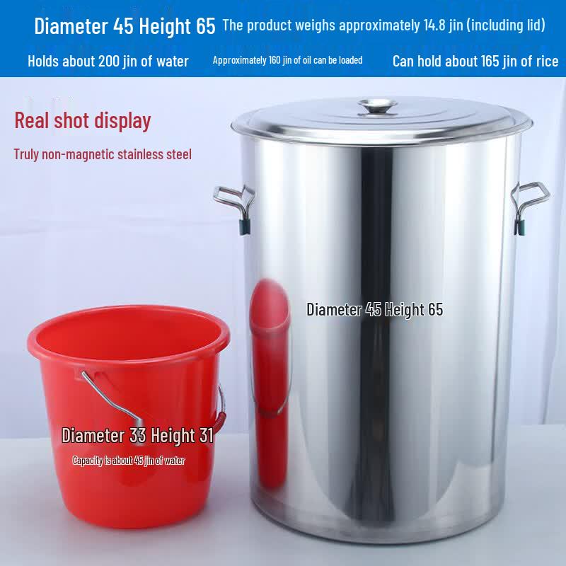JPHZNB Commercial Stainless Steel Soup Pot Set with Lids