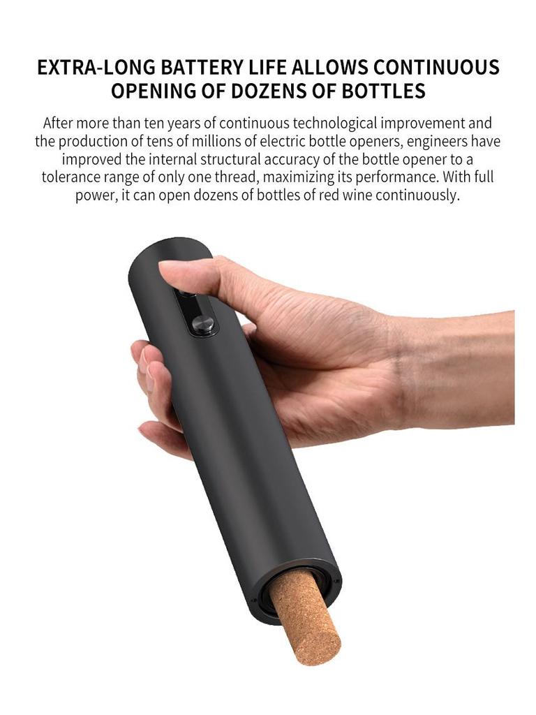 Cross-Border Electric Automatic Wine Bottle Opener, Plastic Material
