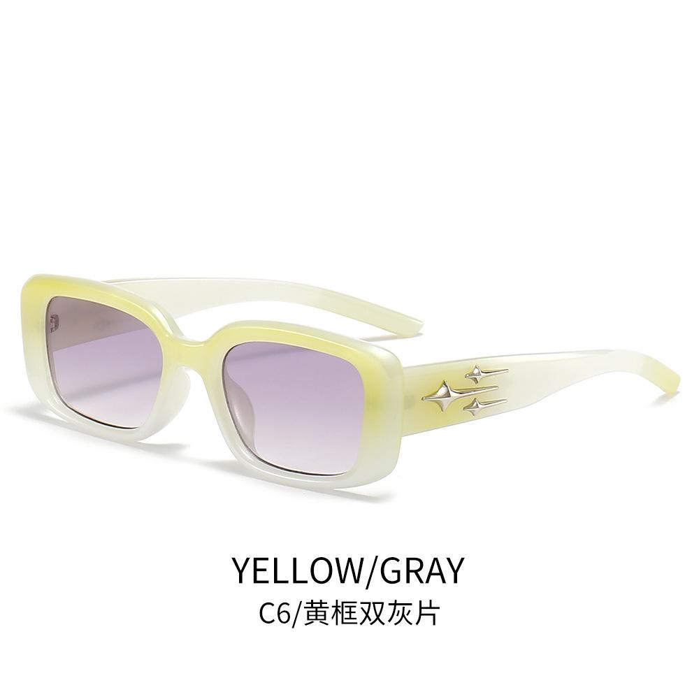 Fashion Box Sunglasses Trend Three Stars Sunglasses Outdoor Wear Glasses