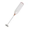 White Coffee Black Milk Frother Battery Powered Milk Beater Practical Milk Foam Maker  Home Kitchen
