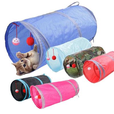 Hopfällbar katt kattunge lektunnel kanin grotta passage rör Döljande leksak för husdjur