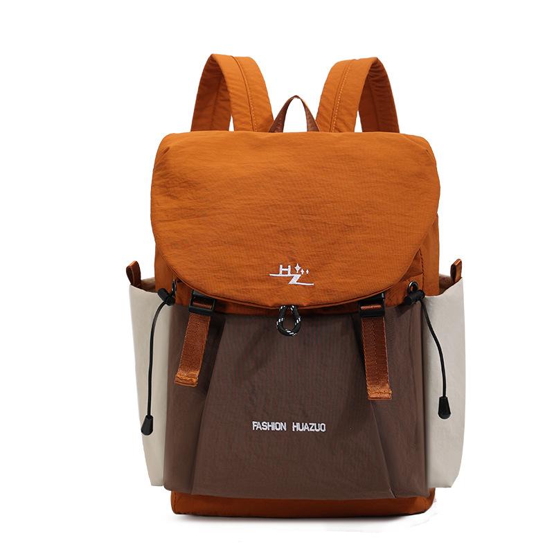 

Новый рюкзак для ученика средней школы, сумка, брызгозащищенный, женский, легкий, для ученика средней школы, школьный рюкзак, рюкзак большой вместимости оранжевый