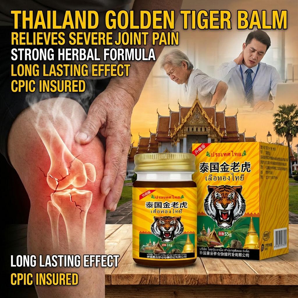 Традиционная тайская травяная мазь - Успокаивающее облегчение при болях в суставах и скованности