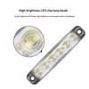 2Pcs Automotive LED Lights 12V/24V Universal Truck Van Side Marker Light Low-Speed LED Trailer Warning Light Rear Side Brake L