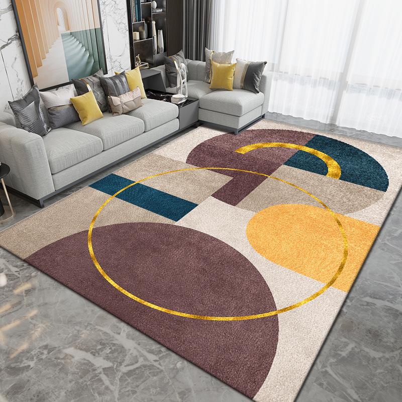 Dywan Nordic Salon Jasny Luksusowy Stolik Kawowy Maty Sypialnia Duży Dywan Kuchnia Antypoślizgowe Dywany