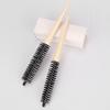 Small Round Hair Brush Pro Salon Teasing Back Hair Brushes Wood Slimline Comb Hair Brush Extension Hairdressing Styling DIY Tool
