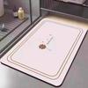 Non-Slip Crystal Velvet Bathroom Floor Mat